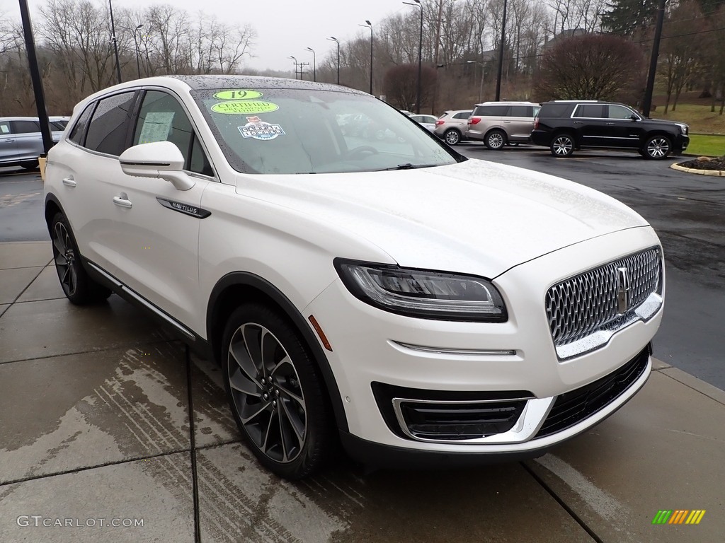 White Platinum 2019 Lincoln Nautilus Reserve AWD Exterior Photo #143498562