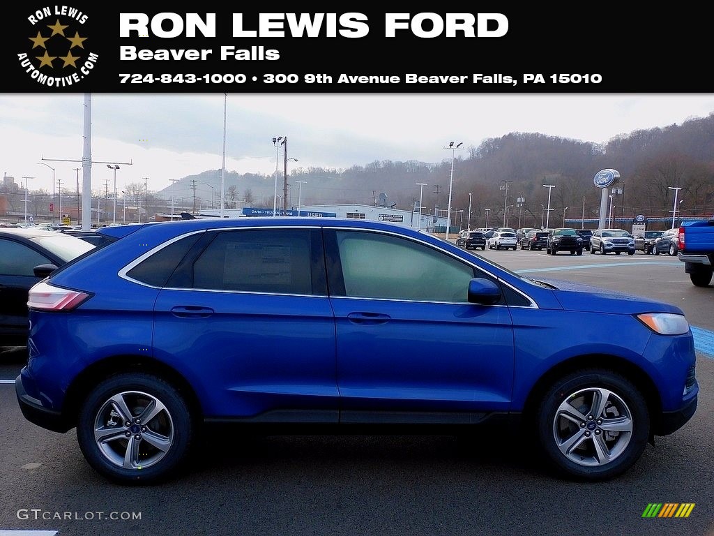 2022 Edge SEL AWD - Atlas Blue Metallic / Ebony photo #1