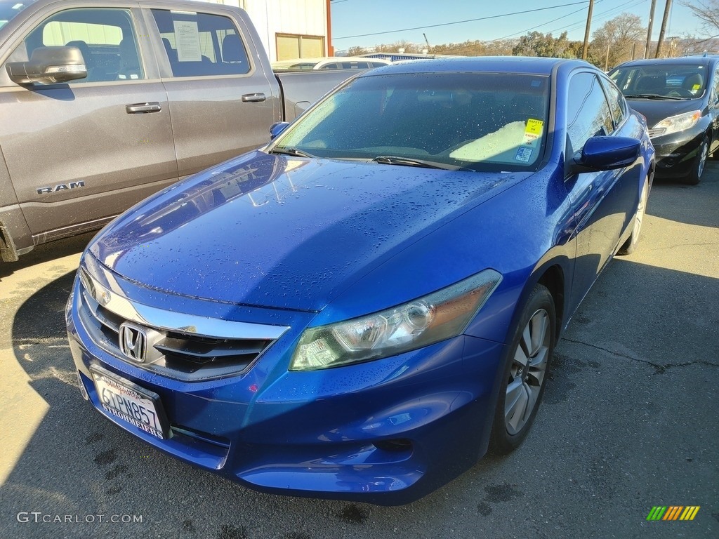 2011 Accord EX Coupe - Belize Blue Pearl / Black photo #3