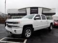 2016 Summit White Chevrolet Silverado 1500 LTZ Crew Cab 4x4  photo #1