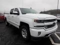 2016 Summit White Chevrolet Silverado 1500 LTZ Crew Cab 4x4  photo #4