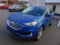 Atlas Blue Metallic - Edge SEL AWD Photo No. 7