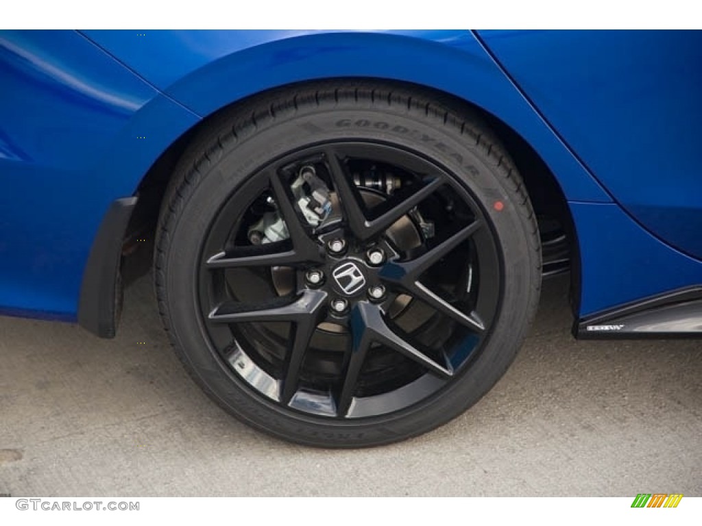 2022 Civic Sport Sedan - Aegean Blue Metallic / Black photo #10