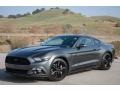 2015 Guard Metallic Ford Mustang EcoBoost Premium Coupe  photo #1