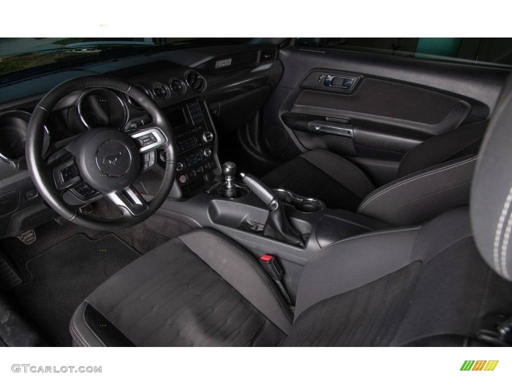 2015 Mustang EcoBoost Premium Coupe - Guard Metallic / Dark Saddle photo #2
