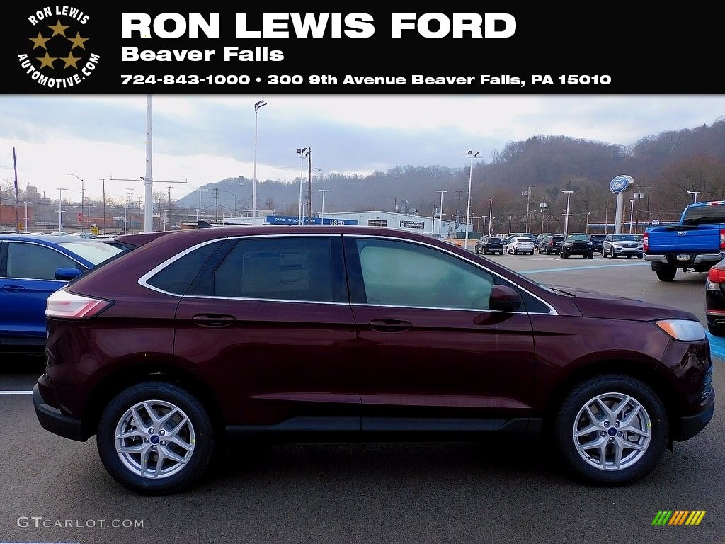 2022 Edge SEL AWD - Burgundy Velvet Metallic / Ebony photo #1