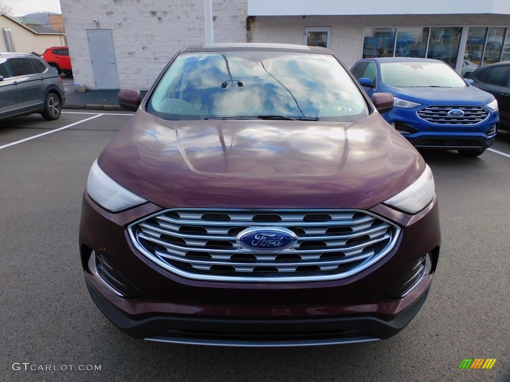 2022 Edge SEL AWD - Burgundy Velvet Metallic / Ebony photo #8