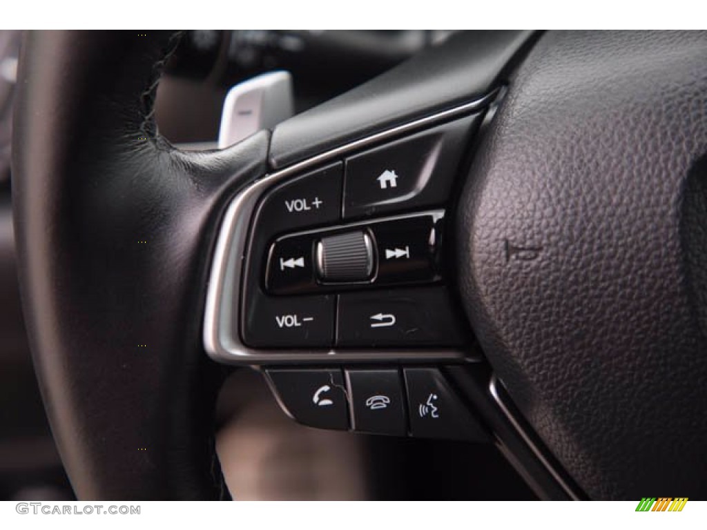 2019 Accord Sport Sedan - Platinum White Pearl / Black photo #14