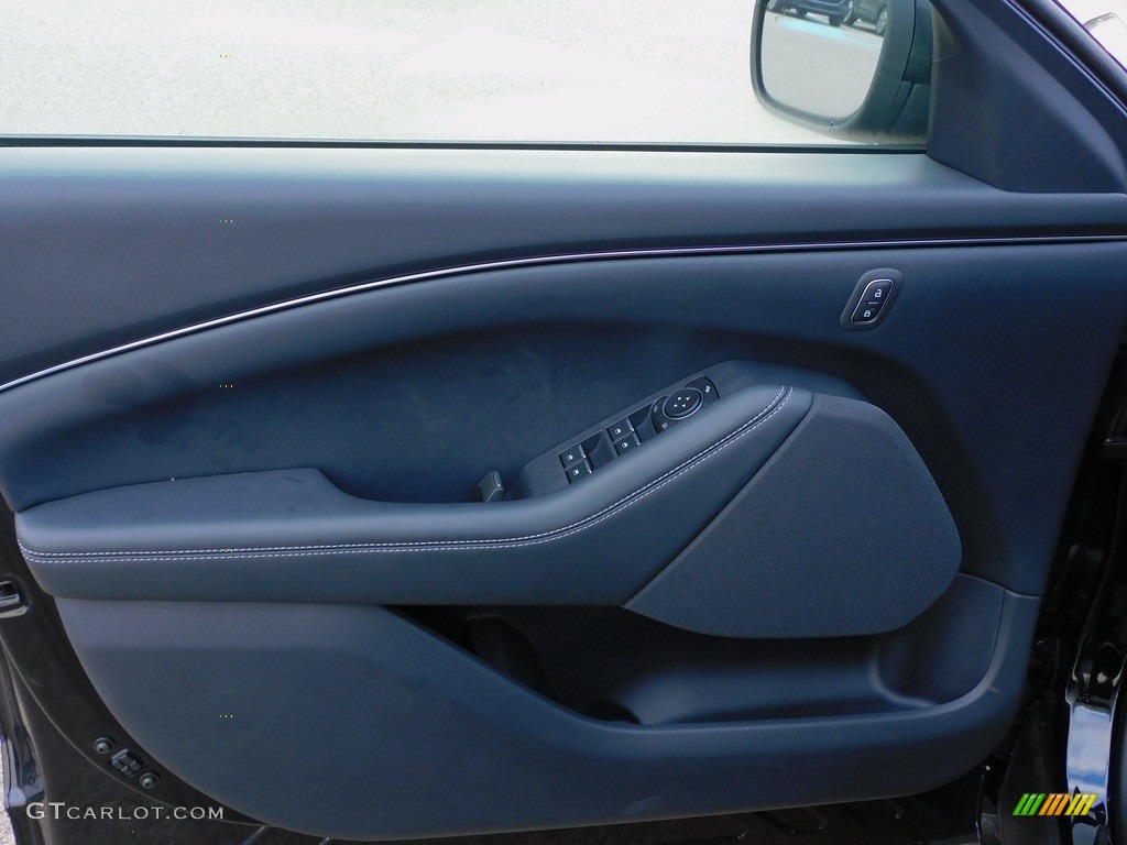 2021 Ford Mustang Mach-E Select eAWD Black Onyx Door Panel Photo #143500859