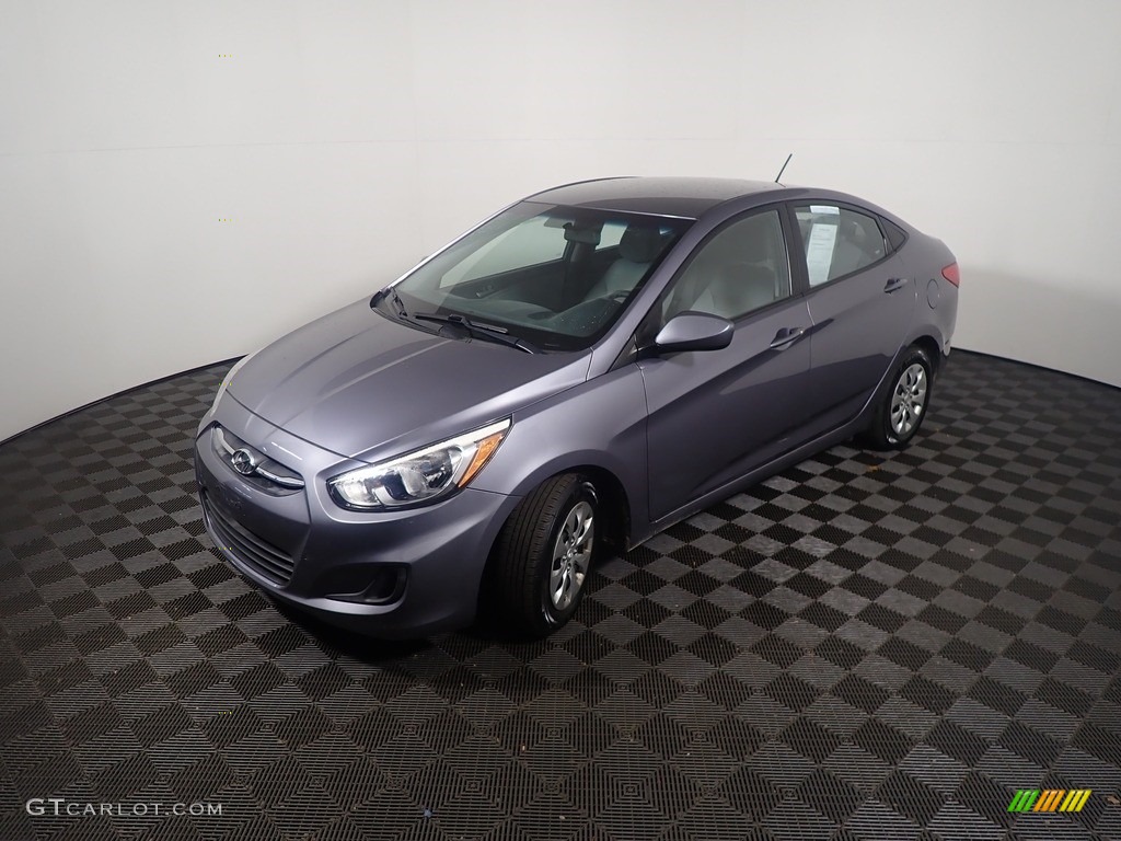 2016 Accent SE Sedan - Triathlon Gray / Gray photo #8
