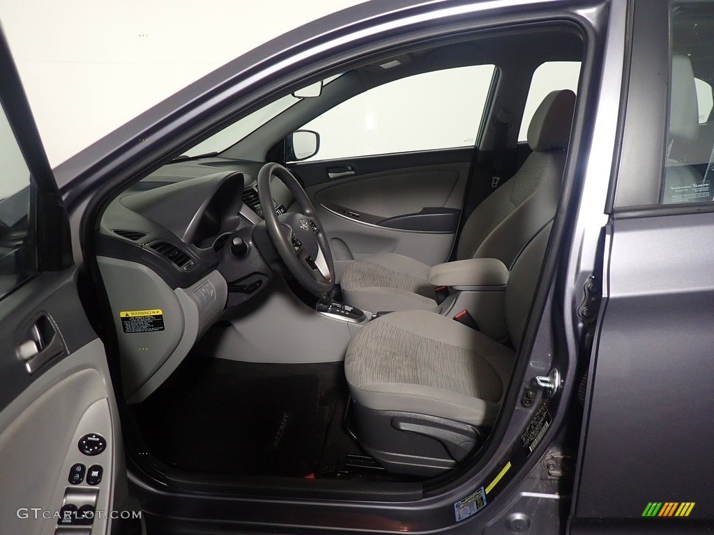 2016 Accent SE Sedan - Triathlon Gray / Gray photo #21