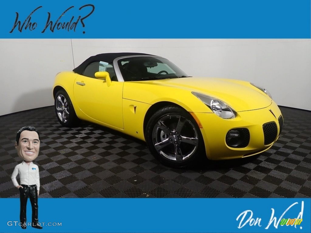 Mean Yellow Pontiac Solstice