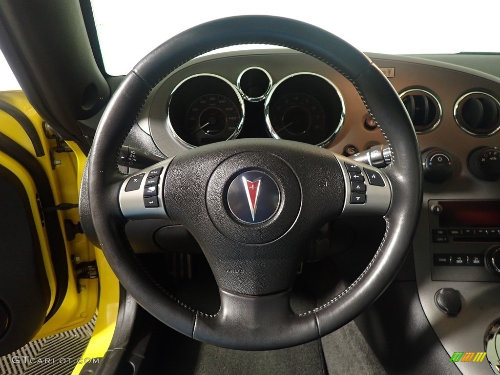 2008 Solstice GXP Roadster - Mean Yellow / Ebony photo #22