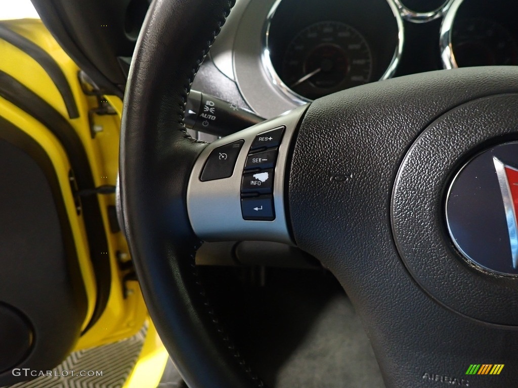 2008 Solstice GXP Roadster - Mean Yellow / Ebony photo #24