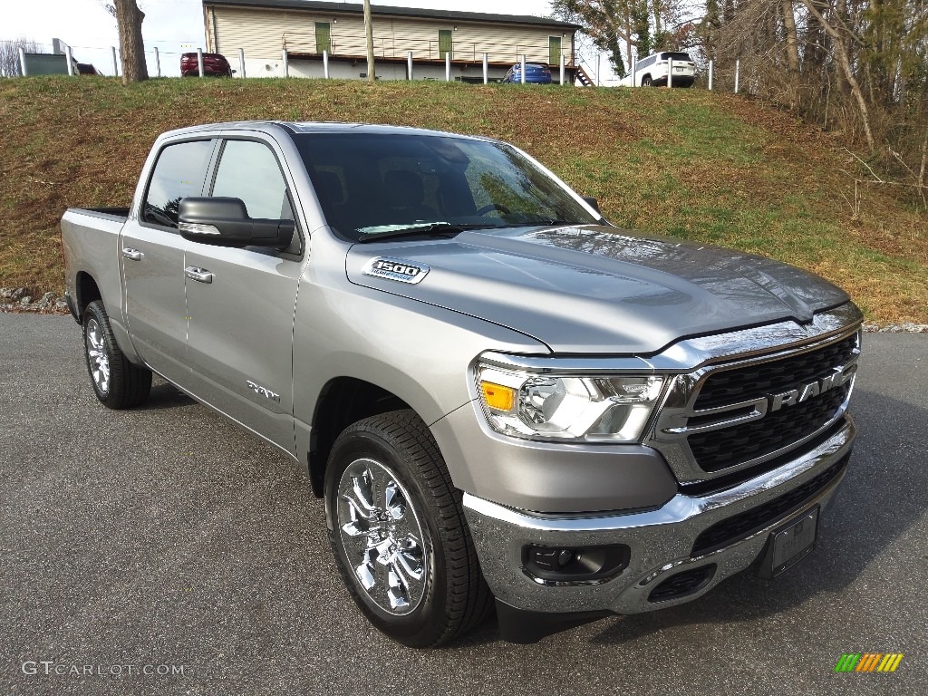 Billet Silver Metallic 2022 Ram 1500 Big Horn Crew Cab 4x4 Exterior Photo #143502947