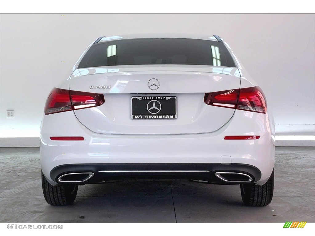 2020 A 220 Sedan - Digital White Metallic / Macchiato Beige photo #3