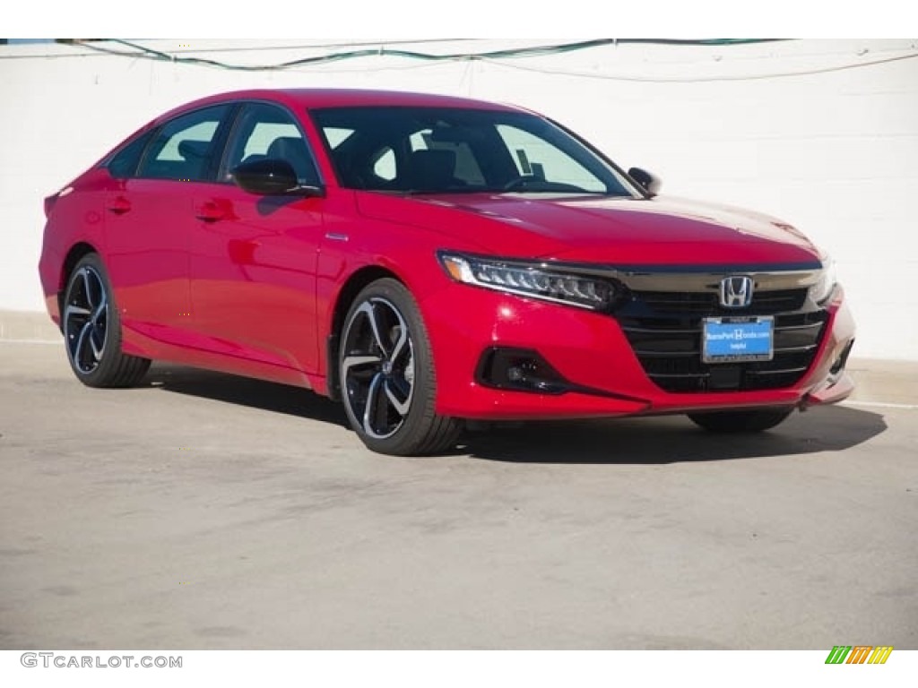 San Marino Red 2022 Honda Accord Sport Hybrid Exterior Photo #143504392