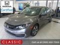 Modern Steel Metallic 2019 Honda Civic LX Sedan