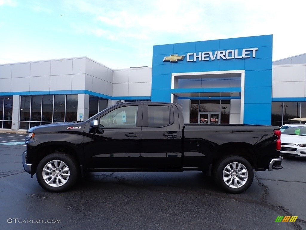 2019 Silverado 1500 LT Double Cab 4WD - Black / Jet Black photo #3