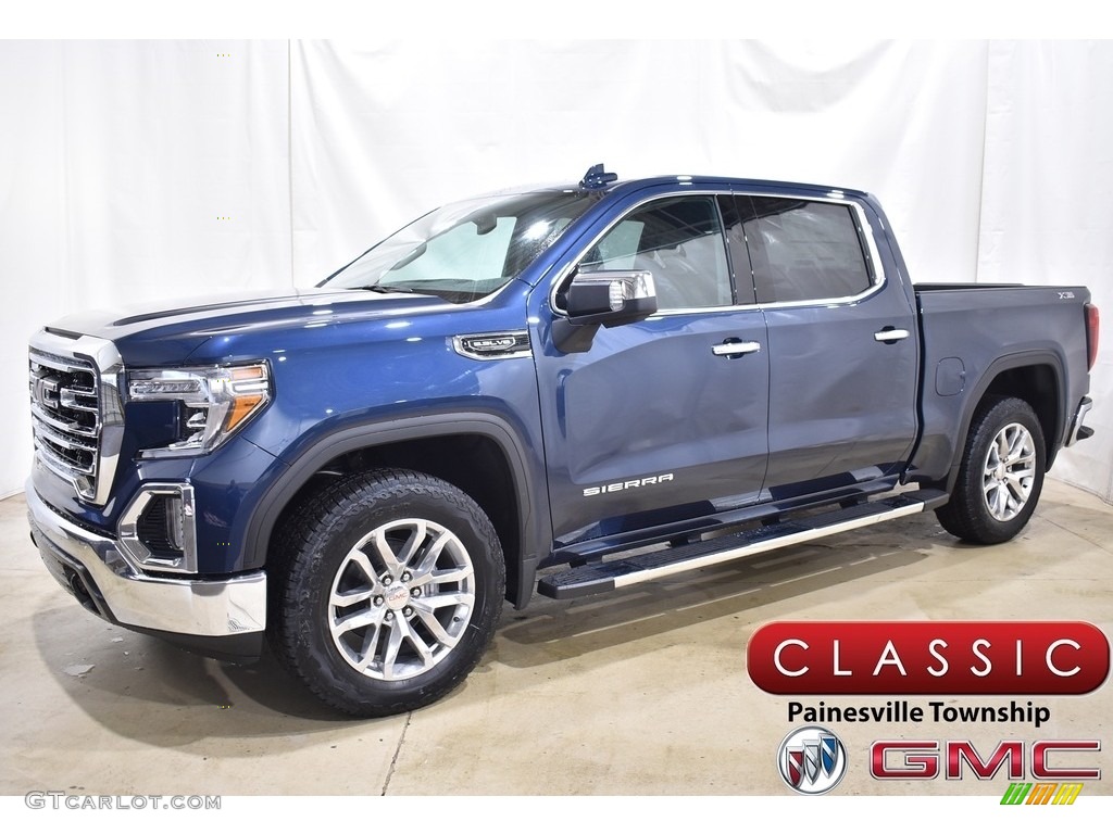2022 Pacific Blue Metallic GMC Sierra 1500 Limited SLT Crew Cab 4WD