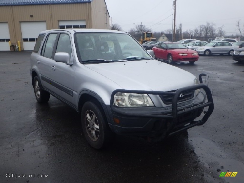 2001 CR-V EX 4WD - Satin Silver Metallic / Dark Gray photo #3