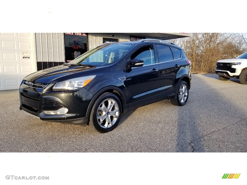 2014 Escape Titanium 2.0L EcoBoost - Tuxedo Black / Charcoal Black photo #1