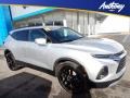 Silver Ice Metallic 2019 Chevrolet Blazer 3.6L Cloth AWD