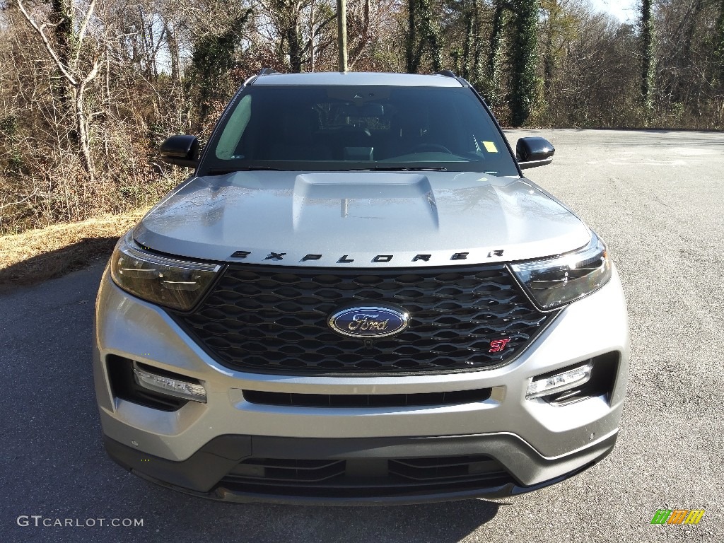 2021 Explorer ST 4WD - Iconic Silver Metallic / Ebony photo #3