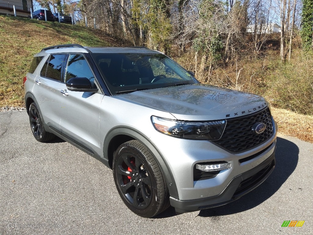 2021 Explorer ST 4WD - Iconic Silver Metallic / Ebony photo #4