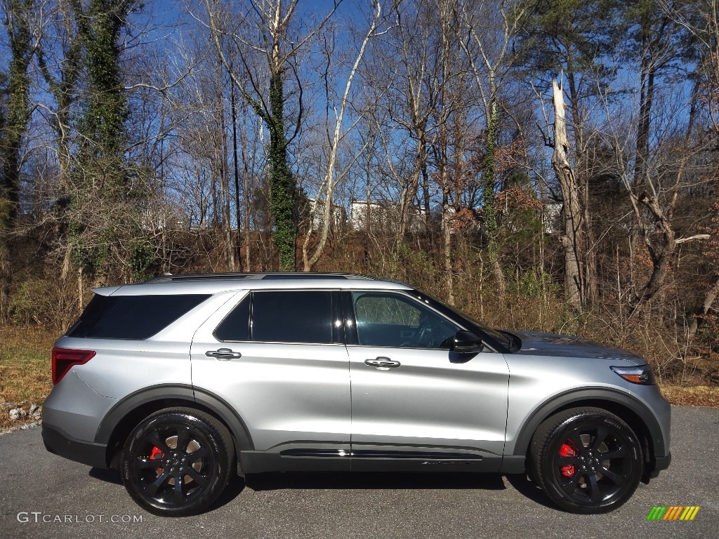 2021 Explorer ST 4WD - Iconic Silver Metallic / Ebony photo #5