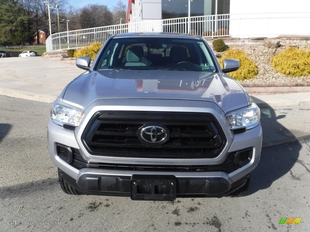 2020 Tacoma SR Double Cab 4x4 - Silver Sky Metallic / Cement photo #12