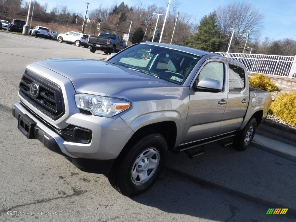 2020 Tacoma SR Double Cab 4x4 - Silver Sky Metallic / Cement photo #13