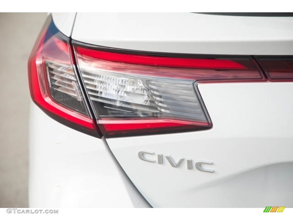 2022 Civic Sport Hatchback - Platinum White Pearl / Black photo #6