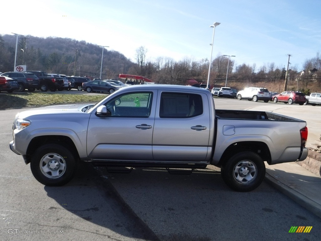 2020 Tacoma SR Double Cab 4x4 - Silver Sky Metallic / Cement photo #14