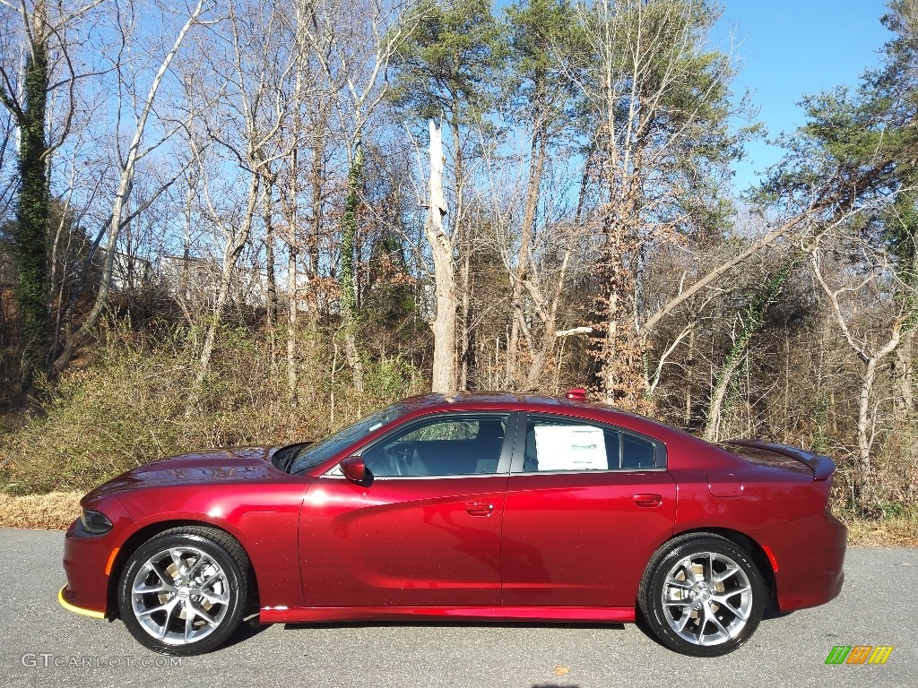 Octane Red Pearl Dodge Charger