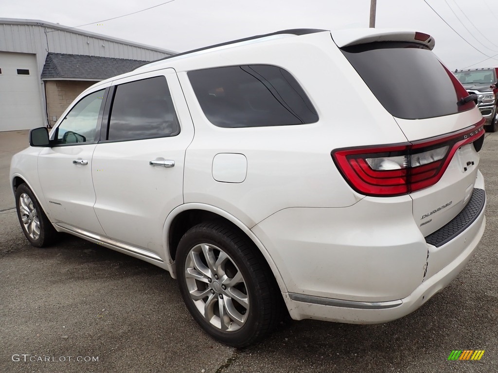 2017 Durango Citadel AWD - Vice White Tri-Coat Pearl / Black/Tan photo #2