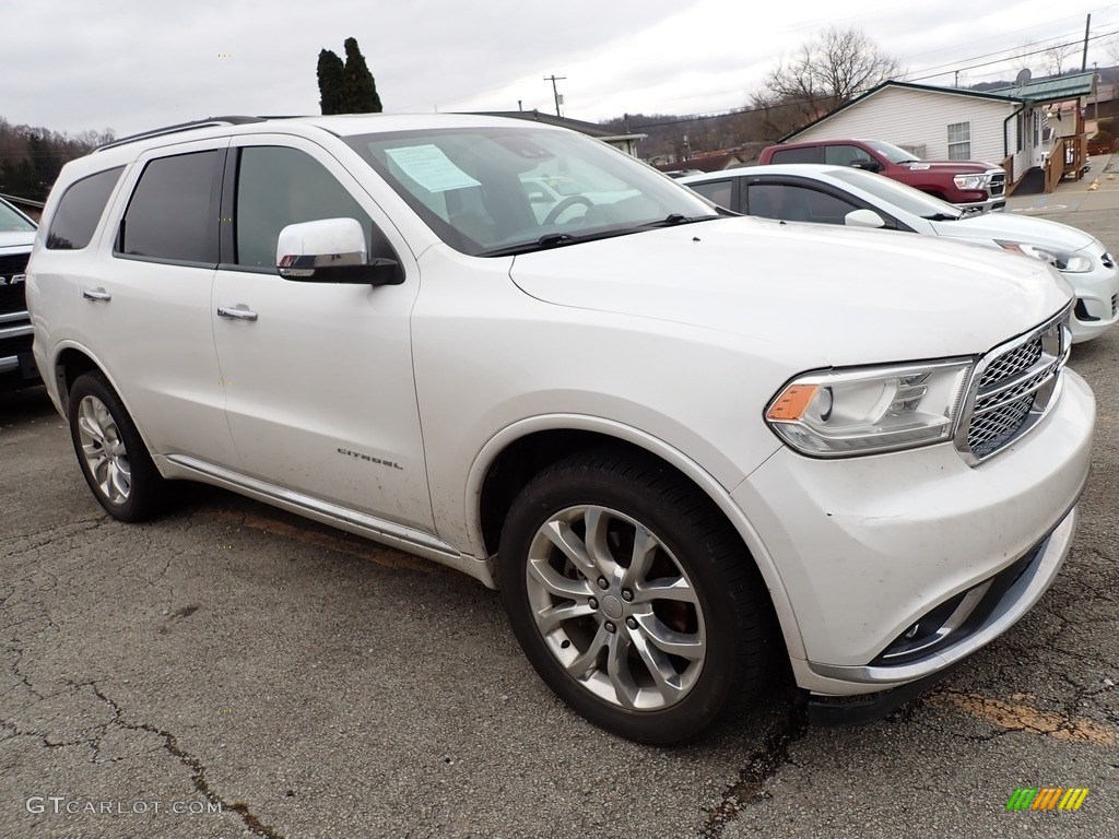 Vice White Tri-Coat Pearl 2017 Dodge Durango Citadel AWD Exterior Photo #143512620