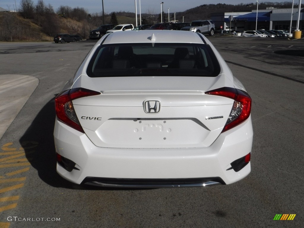 2019 Civic Touring Sedan - Platinum White Pearl / Black photo #9