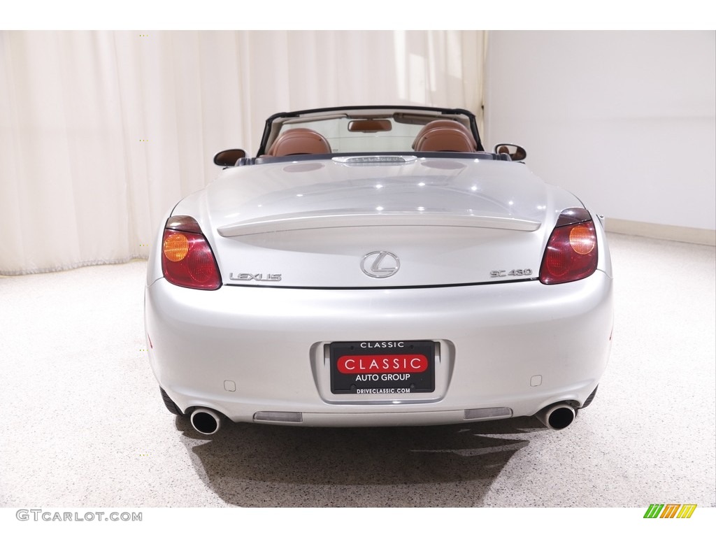 2003 SC 430 - Millennium Silver Metallic / Saddle photo #22