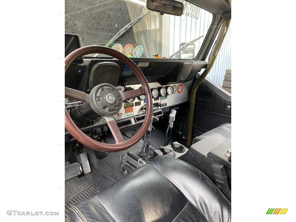 Black Interior 1978 Jeep CJ7 4x4 Photo #143513362