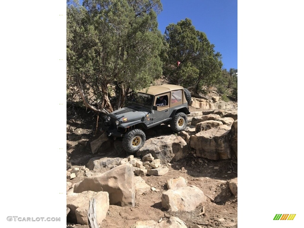 Pewter Gray Metallic 1978 Jeep CJ7 4x4 Exterior Photo #143513604