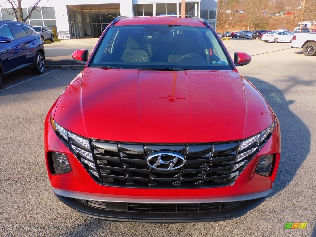 2022 Tucson SEL AWD - Calypso Red / Gray photo #8