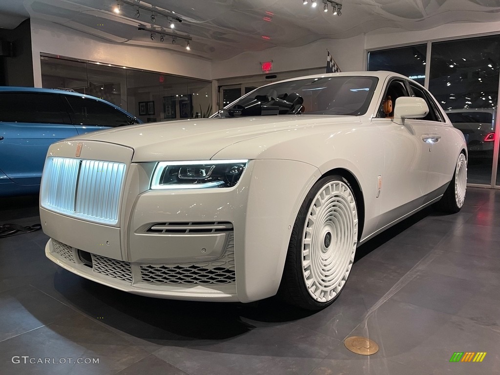 White 2021 Rolls-Royce Ghost Standard Ghost Model Exterior Photo #143514114