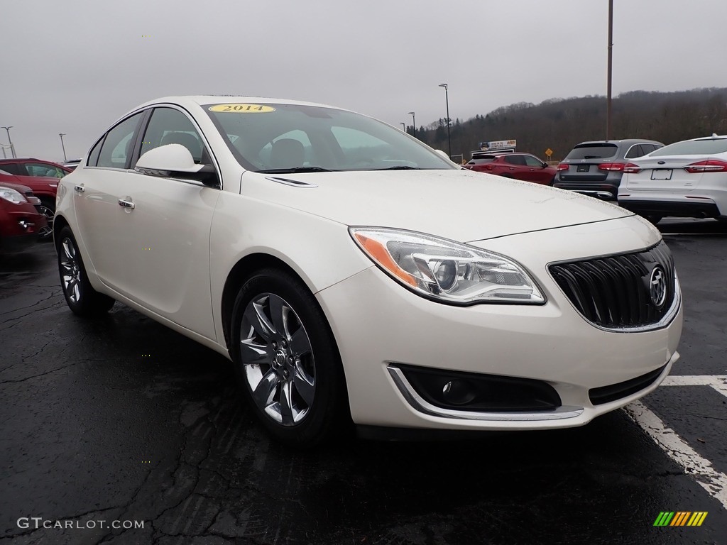 White Diamond Tricoat 2014 Buick Regal AWD Exterior Photo #143514537