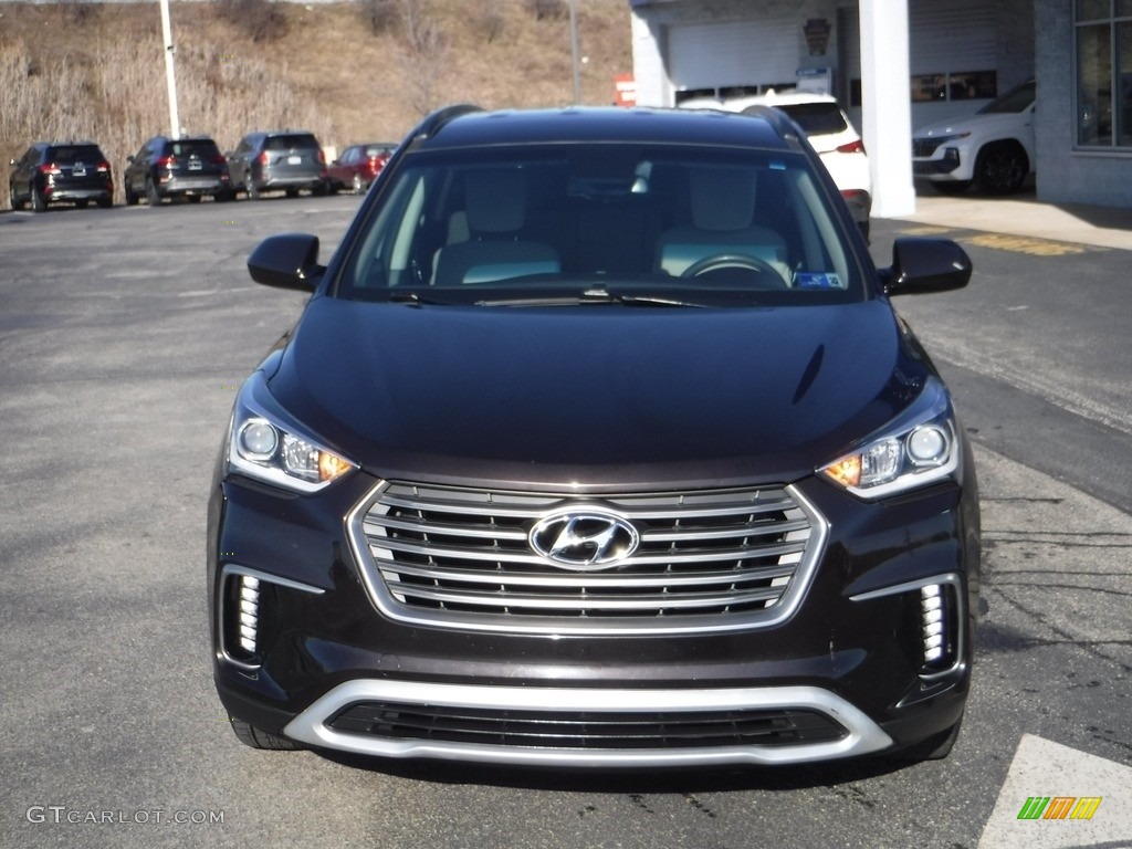 2017 Santa Fe SE AWD - Java Espresso / Beige photo #4