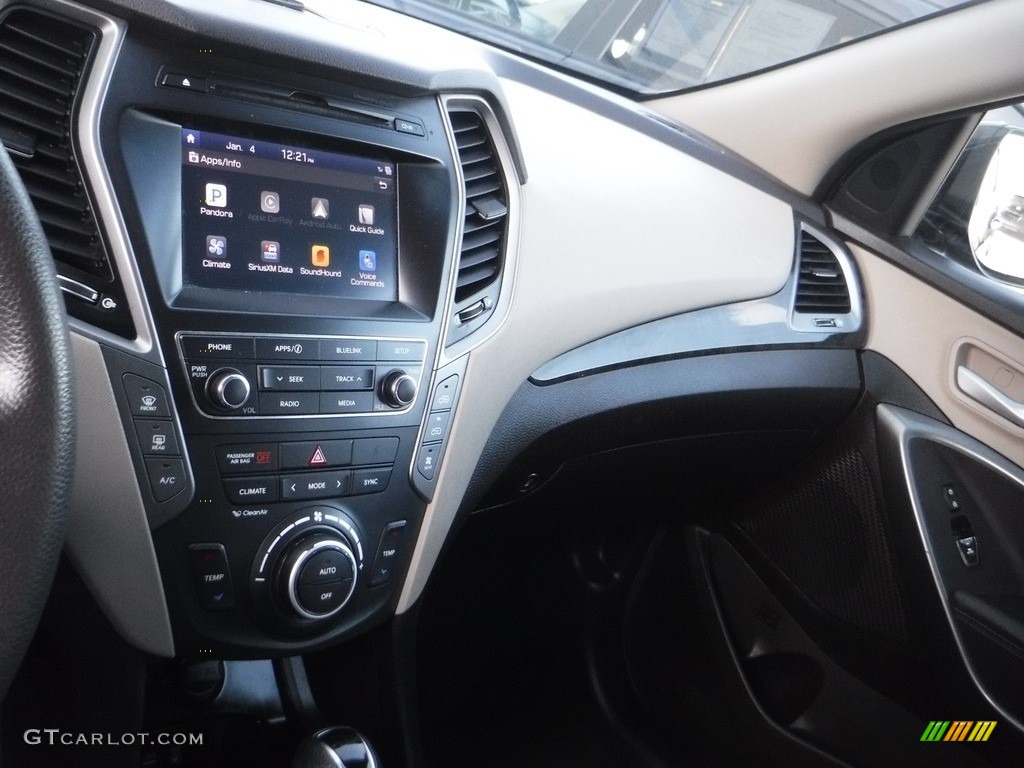 2017 Santa Fe SE AWD - Java Espresso / Beige photo #18