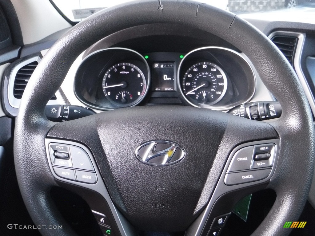 2017 Santa Fe SE AWD - Java Espresso / Beige photo #23