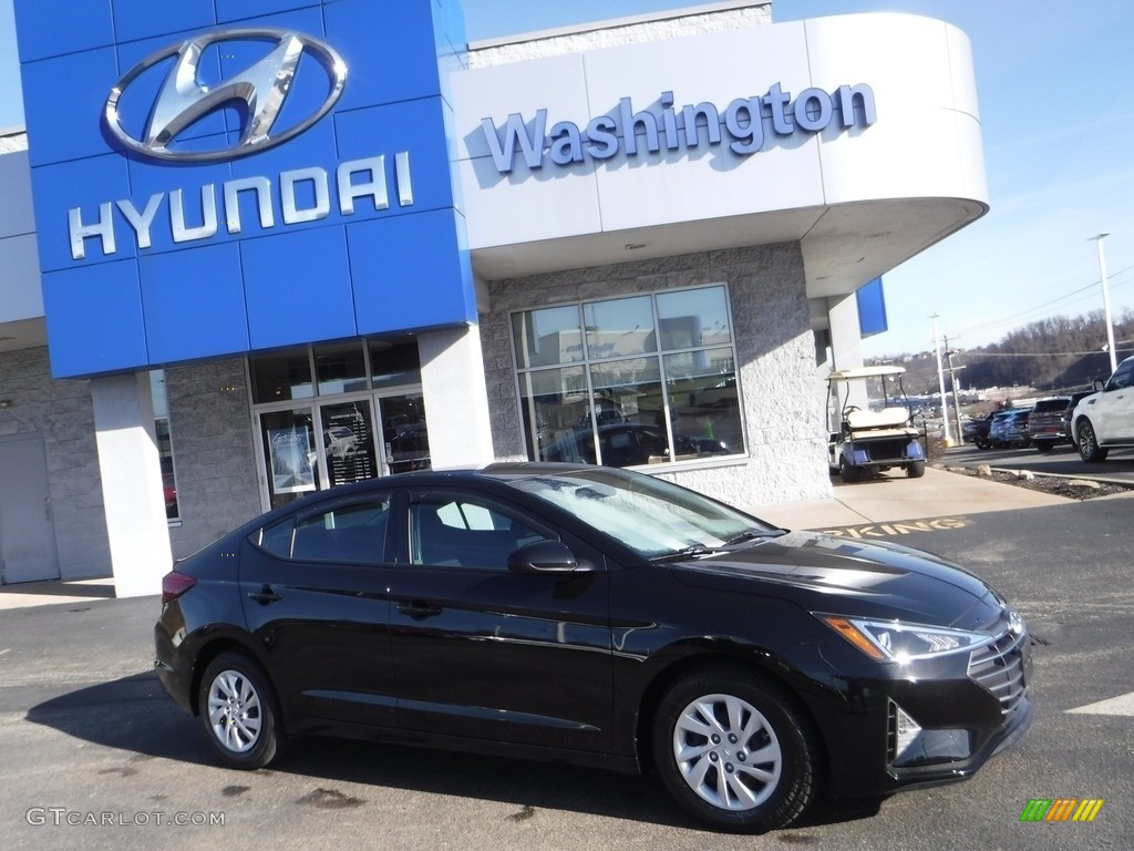 2019 Elantra SE - Phantom Black / Black photo #2