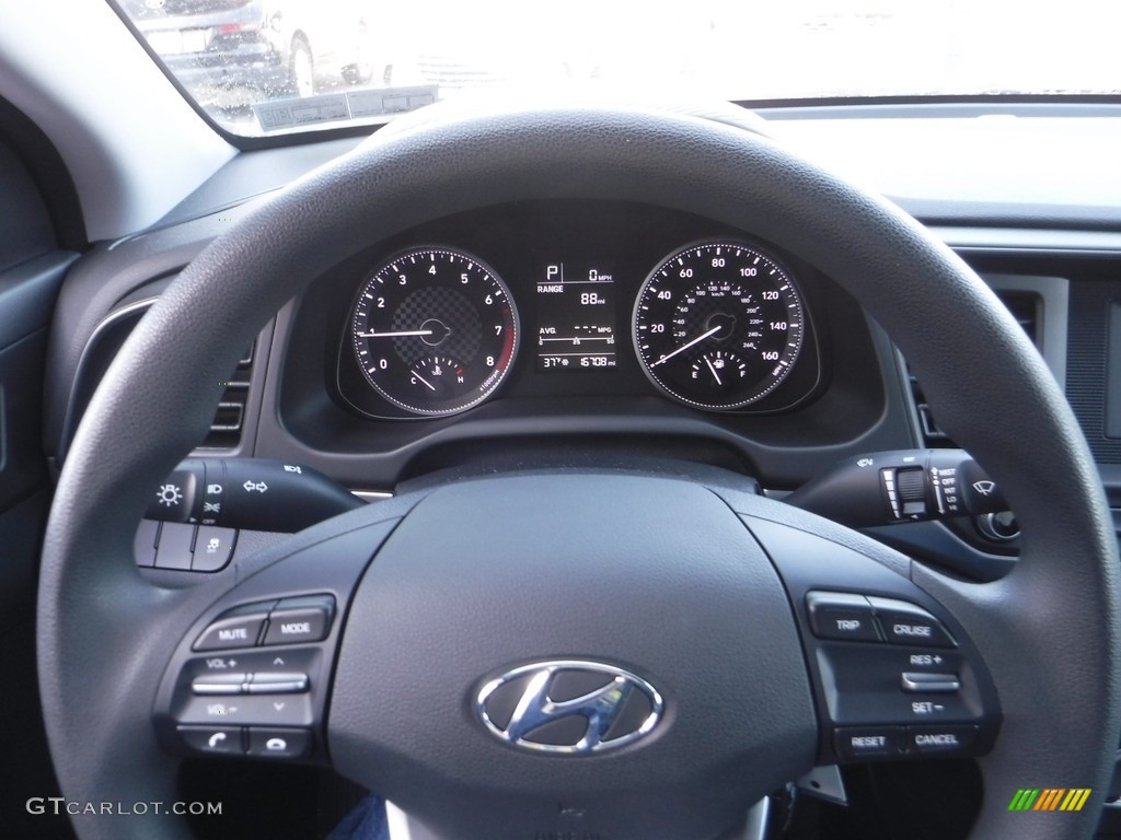 2019 Elantra SE - Phantom Black / Black photo #20