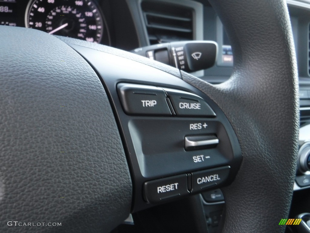 2019 Elantra SE - Phantom Black / Black photo #22